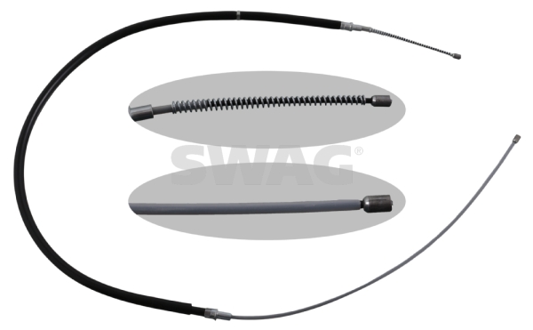 Cablu, frana de parcare 30 94 9623 SWAG